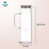 One Two Cups Teko Pitcher Teh Kopi Borosilicate Glass 1380ml - YS-6337