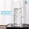 One Two Cups Teko Pitcher Teh Kopi Borosilicate Glass 1380ml - YS-6337