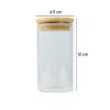 One Two Cups Toples Penyimpanan Makanan Glass Storage Jar - GH1270 350 ML