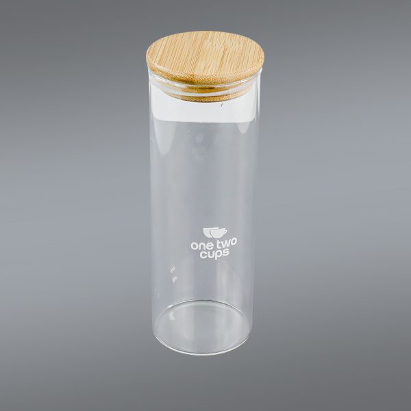 One Two Cups Toples Penyimpanan Makanan Glass Storage Jar 550ml