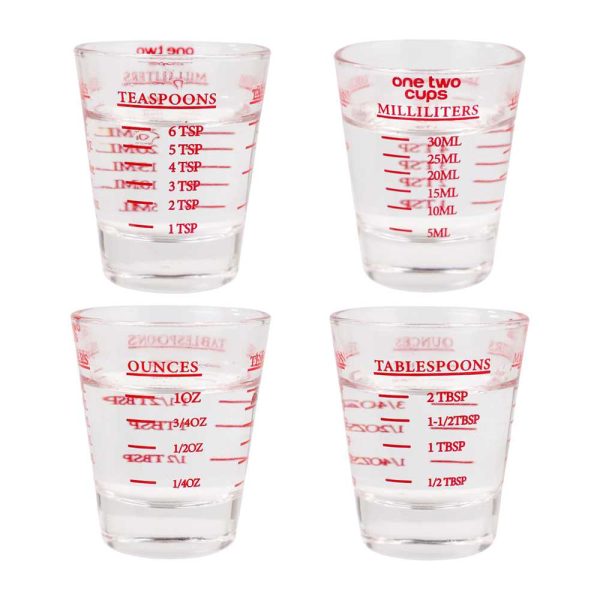One Two Cups Gelas Takar Kopi Expresso Shot Glass Coffee 30ml - MD19