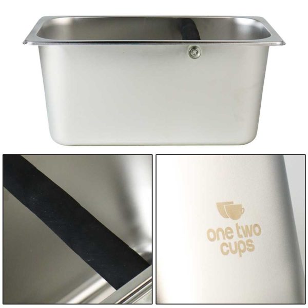 One Two Cups Wadah Ampas Kopi Espresso Knock Box Container - FENLXL - XL