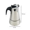One Two Cups Espresso Coffee Maker Moka Pot Teko Stovetop Filter 300ml