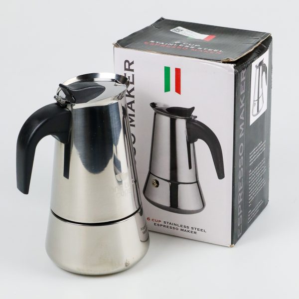 One Two Cups Espresso Coffee Maker Moka Pot Teko Stovetop Filter 300ml