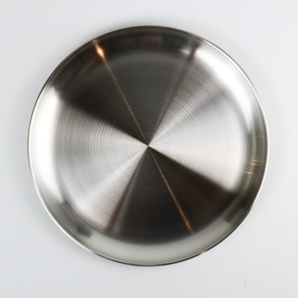 One Two Cups Piring Makan European Style Stainless Steel 26cm