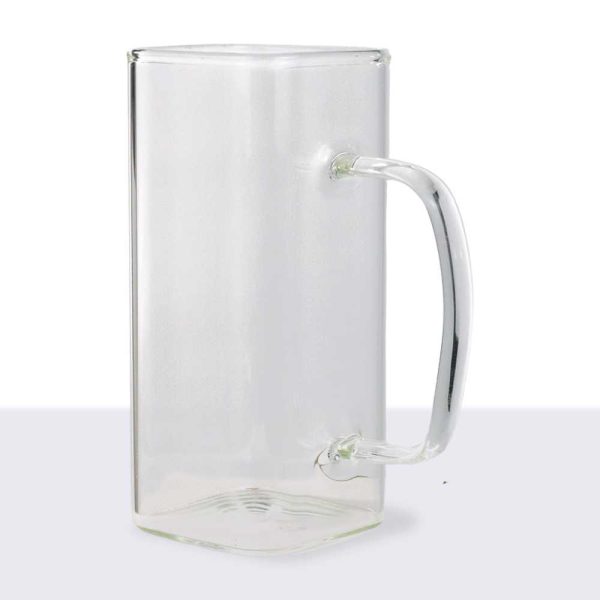 One Two Cups Gelas Cangkir Kopi Glass Coffee Mug 370 ml - CL001