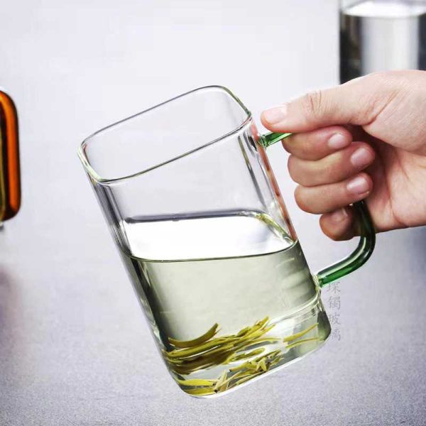 One Two Cups Gelas Cangkir Kopi Glass Coffee Mug 370 ml - CL001