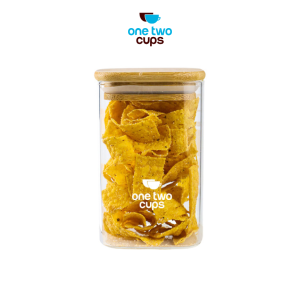 One Two Cups Toples Kaca Penyimpanan Makanan Glass Storage Jar