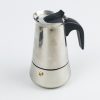 One Two Cups Espresso Coffee Maker Moka Pot Teko Stovetop Filter 200ml
