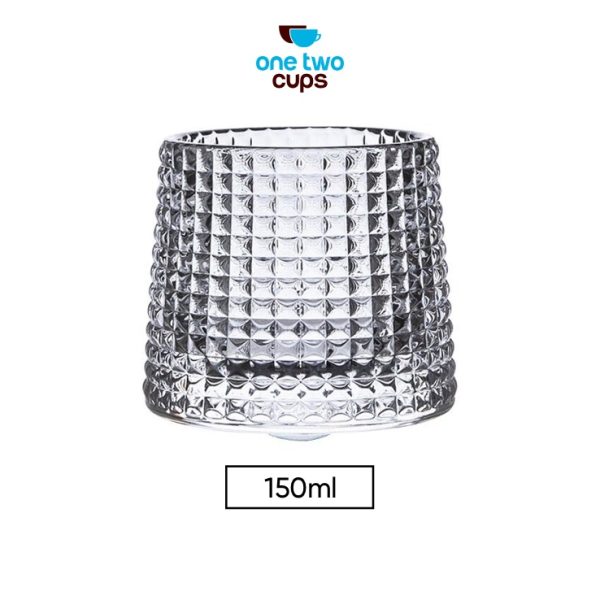 One Two Cups Gelas Cangkir Spinning Whisky Wine Glass Cup 150 ml - Square