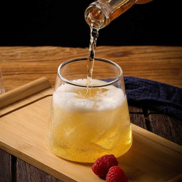 One Two Cups Gelas Unik Kopi Teh Borosilicate Glass 300ml