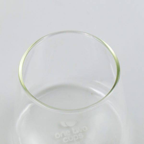 One Two Cups Gelas Unik Kopi Teh Borosilicate Glass 300ml
