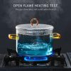 One Two Cups Panci Masak Kaca Glass Cooking Pot 15cm