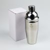 One Two Cups Cocktail Shaker Bartender Boston Style Stainless 750ml