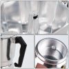 One Two Cups Espresso Coffee Maker Moka Pot Filter 300ml 6Cups - JF112