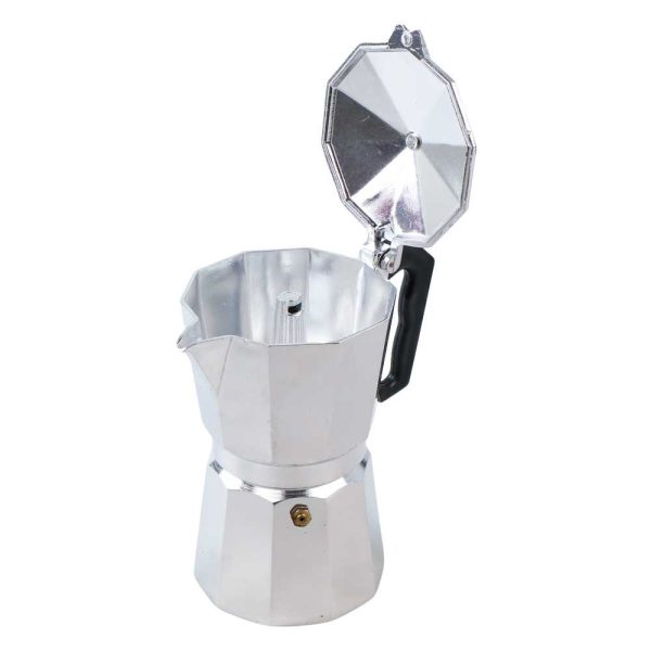 One Two Cups Espresso Coffee Maker Moka Pot Filter 300ml 6Cups - JF112