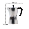 One Two Cups Espresso Coffee Maker Moka Pot Filter 300ml 6Cups - JF112