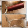 One Two Cups Panci Masak Kaca Glass Cooking Pot Wooden Handle - KC007