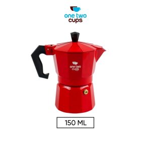 One Two Cups Espresso Coffee Maker Moka Pot Teko Stovetop Filter - MX001