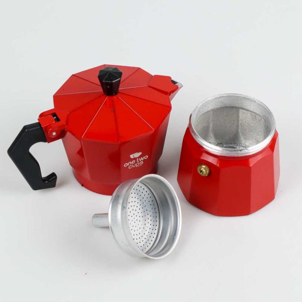 One Two Cups Espresso Coffee Maker Moka Pot Teko Stovetop Filter - MX001
