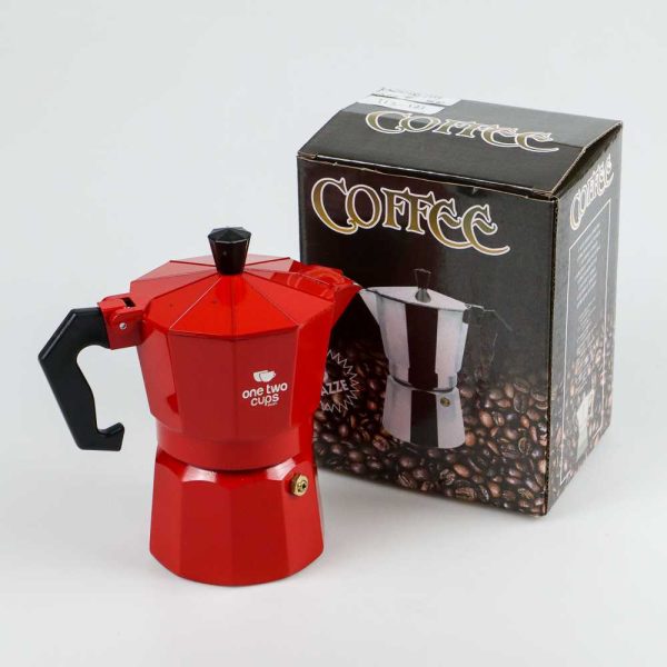 One Two Cups Espresso Coffee Maker Moka Pot Teko Stovetop Filter - MX001