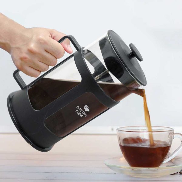 One Two Cups Teko Kopi French Press Coffee Maker Pot - KG73I - 1000ML