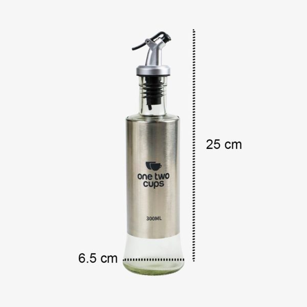 One Two Cups Botol Minyak Olive Oil Bottle Leak-proof 300ml - KG57H - Silver