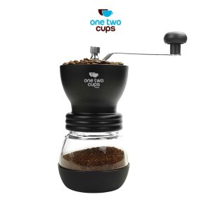 One Two Cups Alat Penggiling Kopi Manual Coffee Grinder - CF4146 - Black
