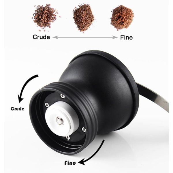 One Two Cups Alat Penggiling Kopi Manual Coffee Grinder - CF4146 - Black
