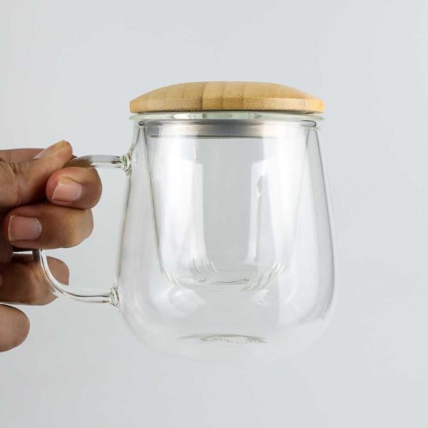 Gelas Cangkir Teh One Two Cups with Infuser Filter C225 420 ML