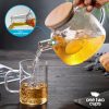 One Two Cups Teko Pitcher Teh Chinese Teapot Maker Glass 1L