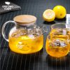 One Two Cups Teko Pitcher Teh Chinese Teapot Maker Glass 1L