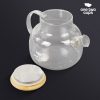 One Two Cups Teko Pitcher Teh Chinese Teapot Maker Glass 1L