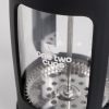 One Two Cups French Press Coffee Maker Pot 600ml