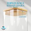 One Two Cups Toples Kaca Penyimpanan Makanan Glass Storage Jar