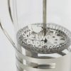 One Two Cups French Press Coffee Maker Pot Stripe Pattern 350ml