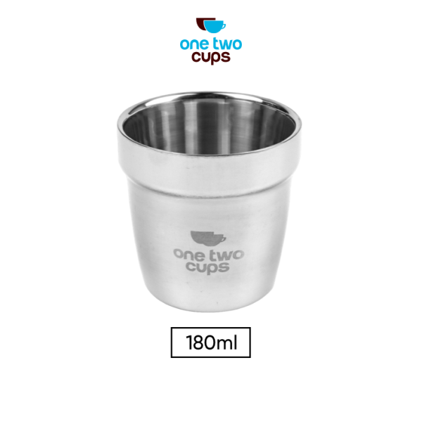One Two Cups Gelas Bir Stainless Steel 180ML - J070