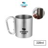 One Two Cups Gelas Cangkir Carabiner Stainless Steel 220ml