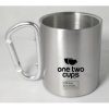 One Two Cups Gelas Cangkir Carabiner Stainless Steel 220ml