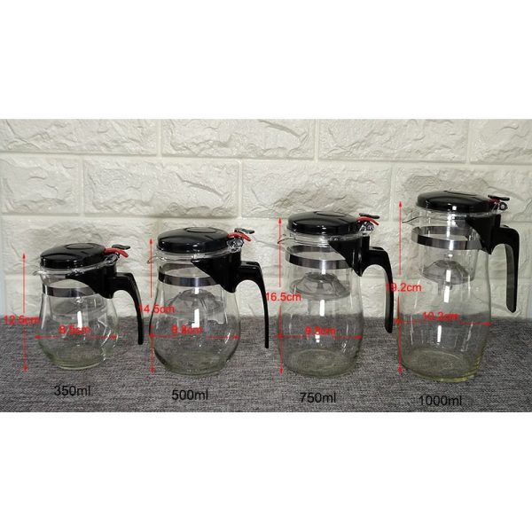 One Two Cups Teko Pitcher Teh Chinese Teapot Maker 500ml atau 720ml