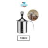 One Two Cups Gelas Kopi Espresso Latte Art Coffee Milk Frother Double Mesh 400ml - WZ0011 - Silver