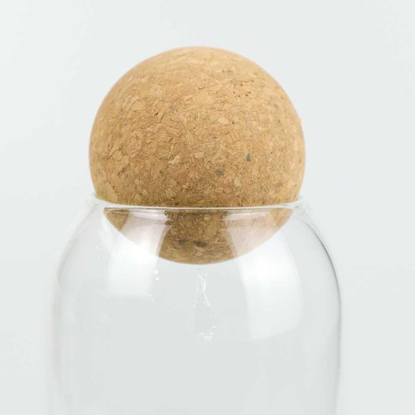 One Two Cups Toples Kaca Penyimpanan Makanan Glass Storage Jar - E1 800 ML