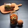 One Two Cups Toples Kaca Penyimpanan Makanan Glass Storage Jar - E1 800 ML