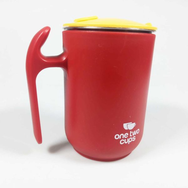 One Two Cups Gelas Kopi Double Layer Stainless Steel + Tutup