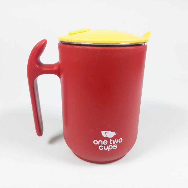 One Two Cups Gelas Kopi Double Layer Stainless Steel + Tutup