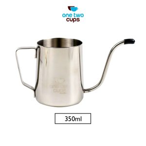 One Two Cups Teko Pitcher Kopi Teh Stainless Steel 350ml - Silver