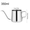 One Two Cups Teko Pitcher Kopi Teh Stainless Steel 350ml - Silver