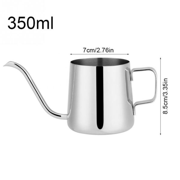 One Two Cups Teko Pitcher Kopi Teh Stainless Steel 350ml - Silver