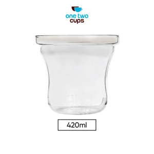 One Two Cups Saringan Teh Filter Pengganti Cangkir Teh Kaca 420ml - OTC421