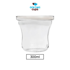 One Two Cups Saringan Teh Filter Pengganti Cangkir Teh Kaca 300ml - RAL3001